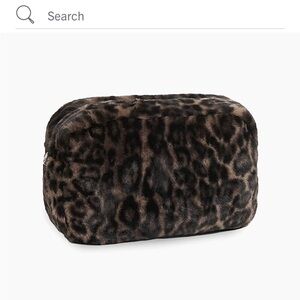 Apparis Leopard Print Faux Fur Mini Bag in Brown and Black
